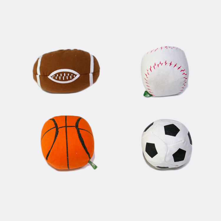 Sport Balls Catnip / Silvervine Filled Cat Toys (4 Balls Set/ 2 Balls Set)
