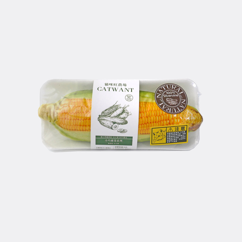 100% Catnip Filled Cat Toys - Corn|100%木天蓼填充貓玩具 玉米