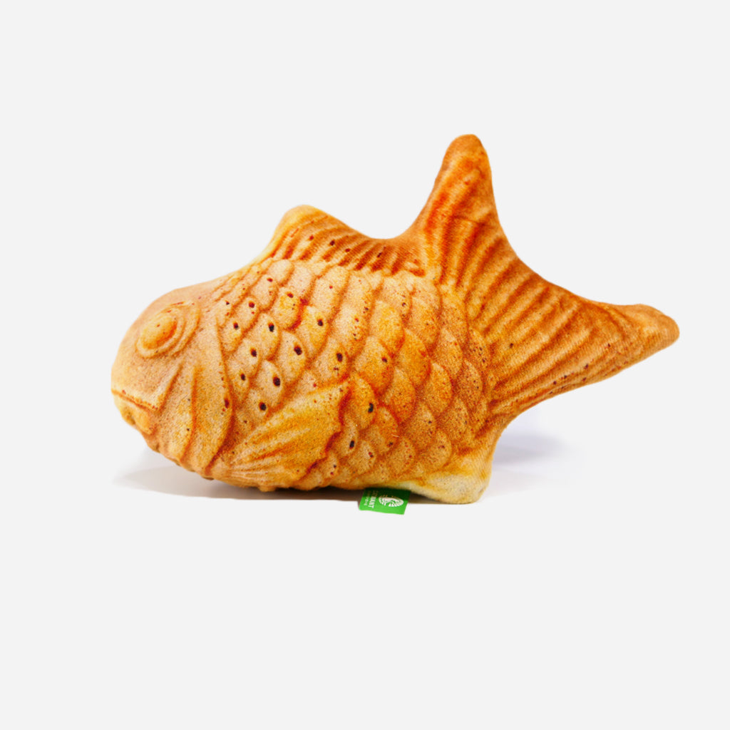 100% Catnip Filled Cat Toys - Japanese Fish-Shaped Waffle (Taiyaki)|100%貓薄荷填充貓玩具 鯛魚燒