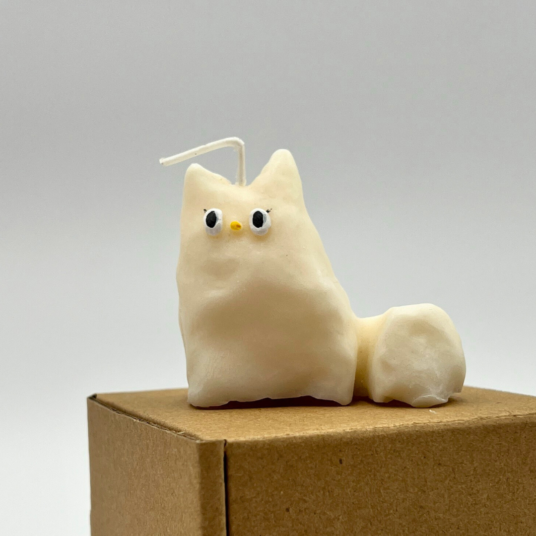 Handmade Kitty Candle