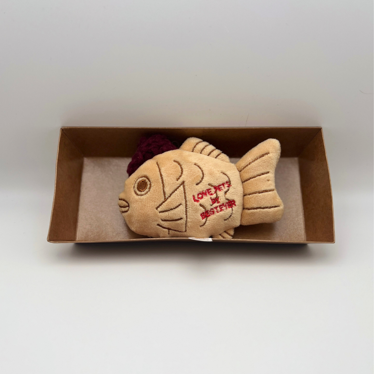 BESTEVER|Taiyaki Plush Dog Toy