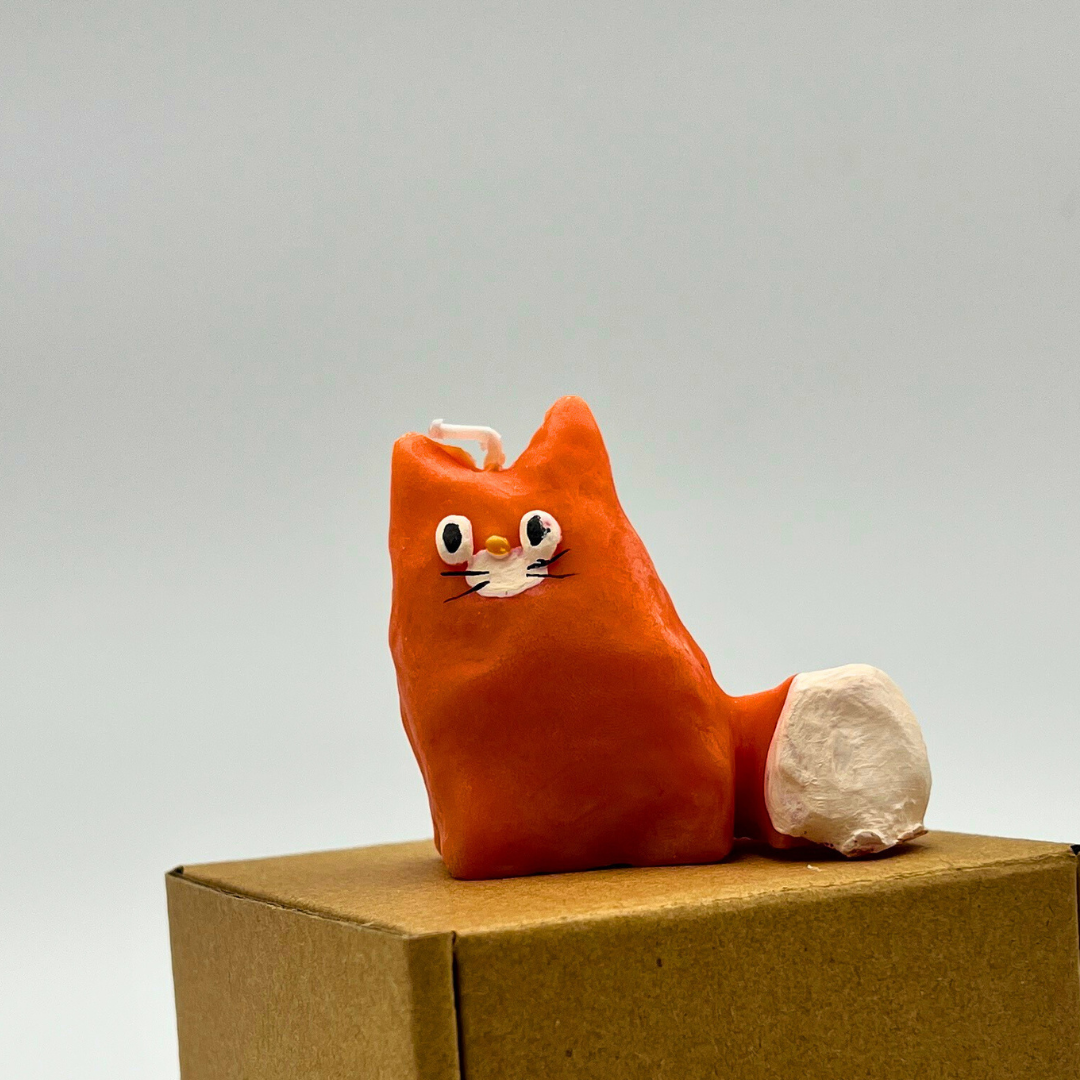 Handmade Kitty Candle