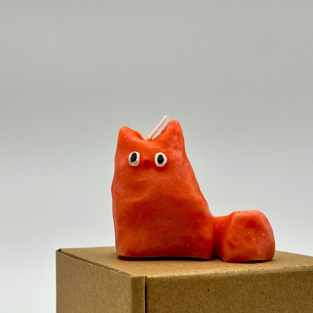 Handmade Kitty Candle