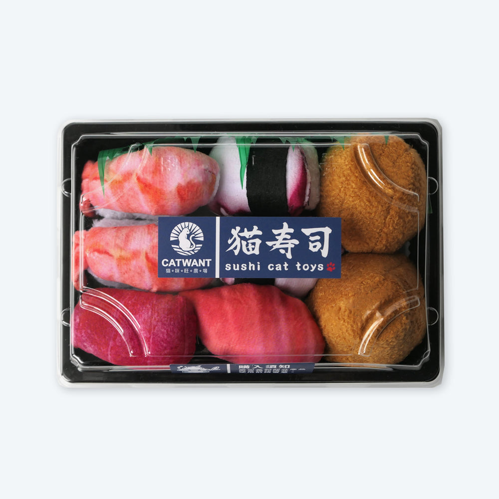 Sushi Cat Toys with Catnip(8pcs)