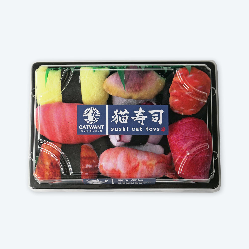 Sushi Cat Toys with Catnip(8pcs)