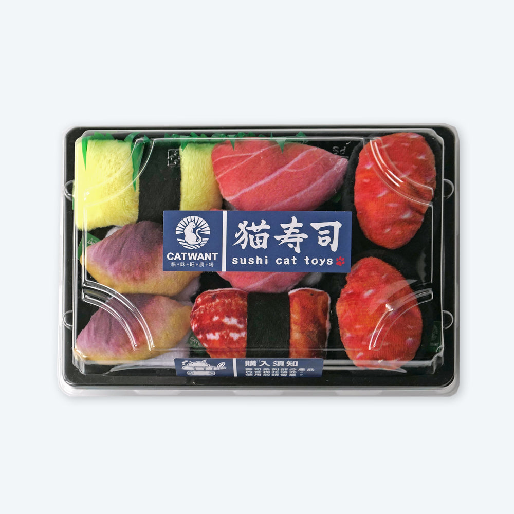Sushi Cat Toys with Catnip(8pcs)