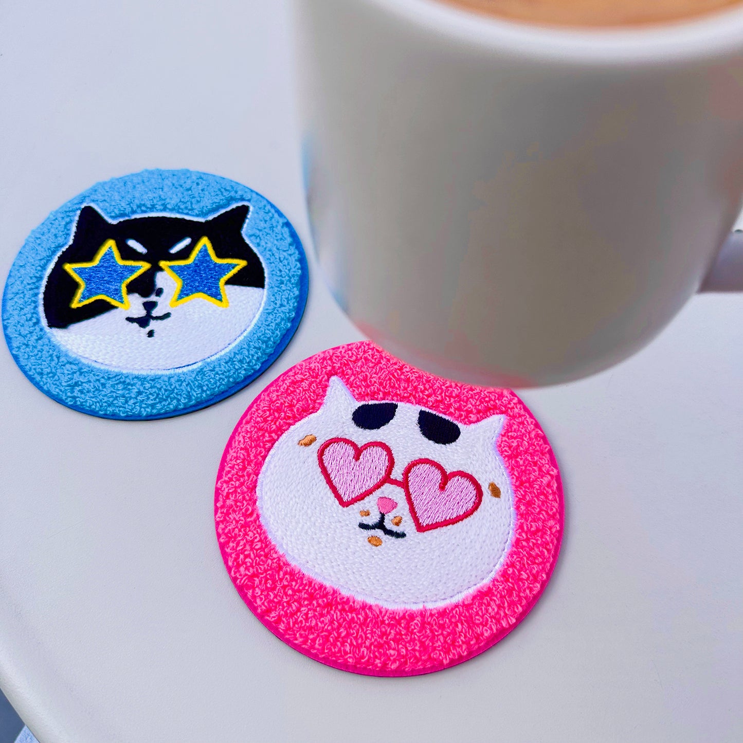 Homecats Club - Disco Party Coaster (Set of 2) | Disco Party 貓貓杯墊(2入)