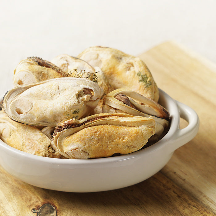 Freeze-Dried Treats New Zealand Green Lipped Mussels for Dog and Cat (1.41 oz)|寵物冷凍乾燥原肉零嘴 -紐西蘭綠貽貝 (40g)