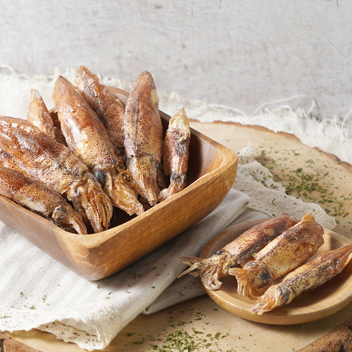 Freeze-Dried Treats Neritic Squid for Dog and Cat (1.23 oz)|寵物冷凍乾燥原肉零嘴 -台灣鮮脆卷 (35g)