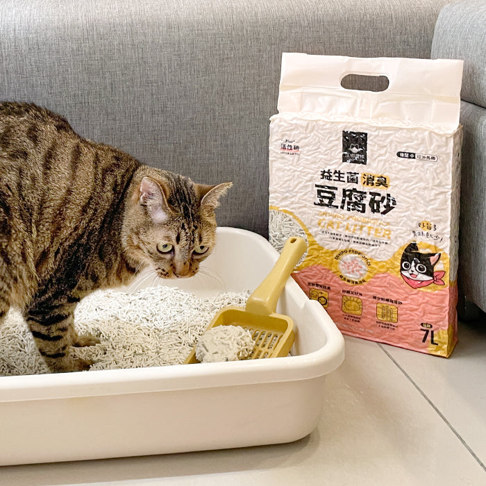 Enviro-Probiotics Clumping Tofu Cat Litter - Strip (6-lb bag)|益生菌消臭豆腐砂 原味(條型) 6-lb bag