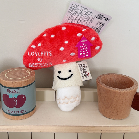 BESTEVER｜Mushrooms Plush Dog Toy