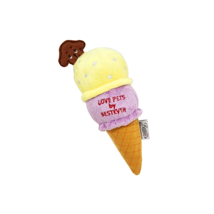 Plush Dog Toy｜Ice Cream Lemon Sorbet