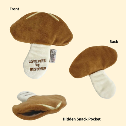 Plush Dog Toy｜Shiitake Mushrooms