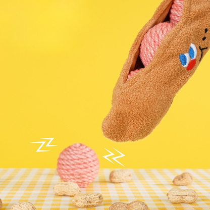 zeze｜Peanut Cat Toy With Sisal Ball (2 Size)