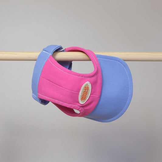 Colorblock Dog & Cat Cap｜Pink/Sky Blue