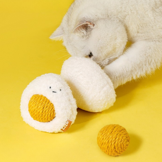 zeze｜Catnip Boiled Eggie Cat Toy