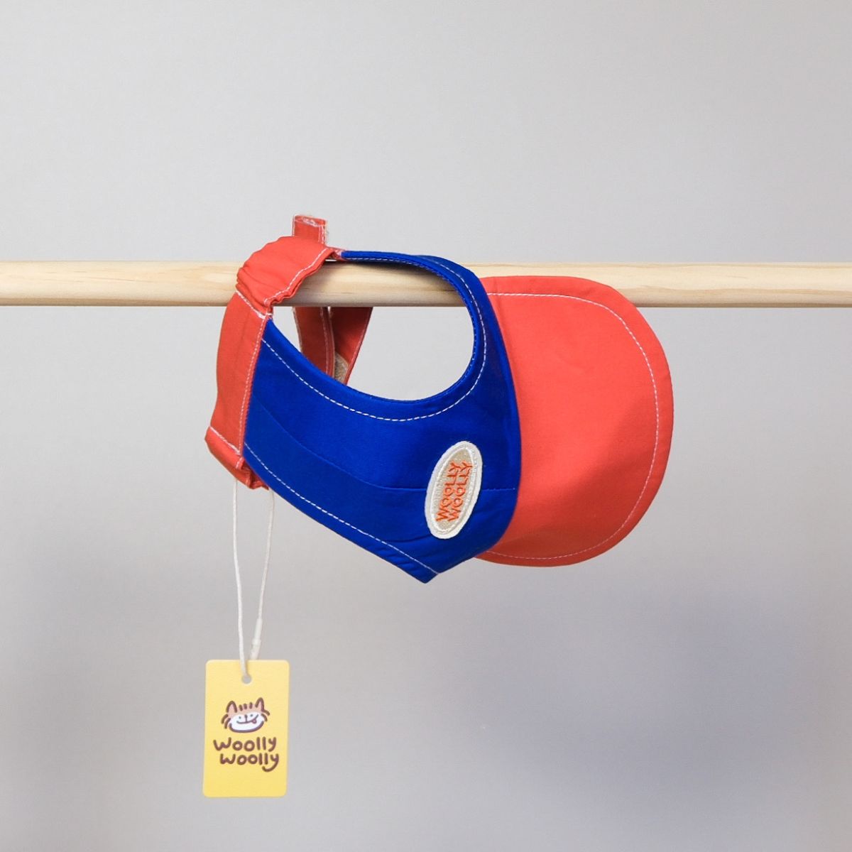 Colorblock Dog & Cat Cap｜Blue/Orange