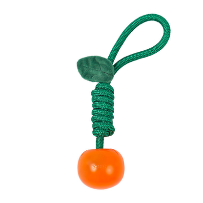 zeze｜Orange Dog Rope Toy