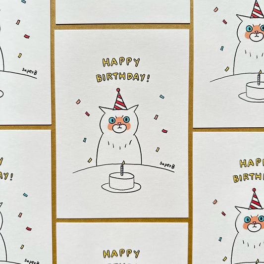 Wish Me a Happy Birthday Postcard