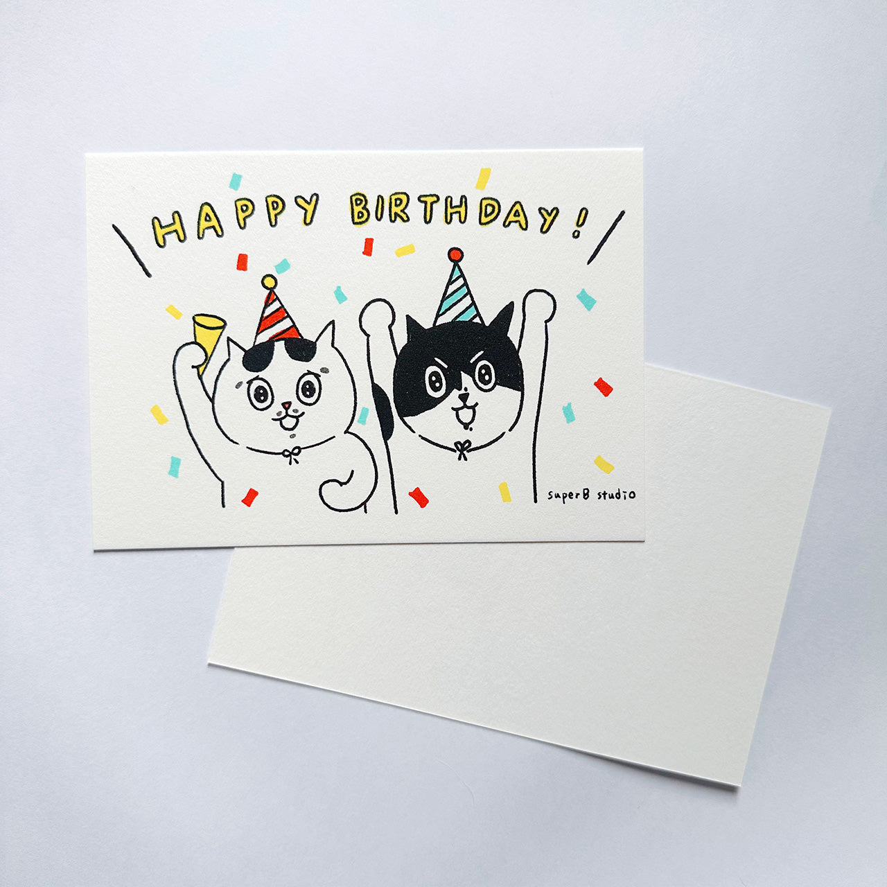 Happy Birthday Postcard | 黑皮生日卡 明信片