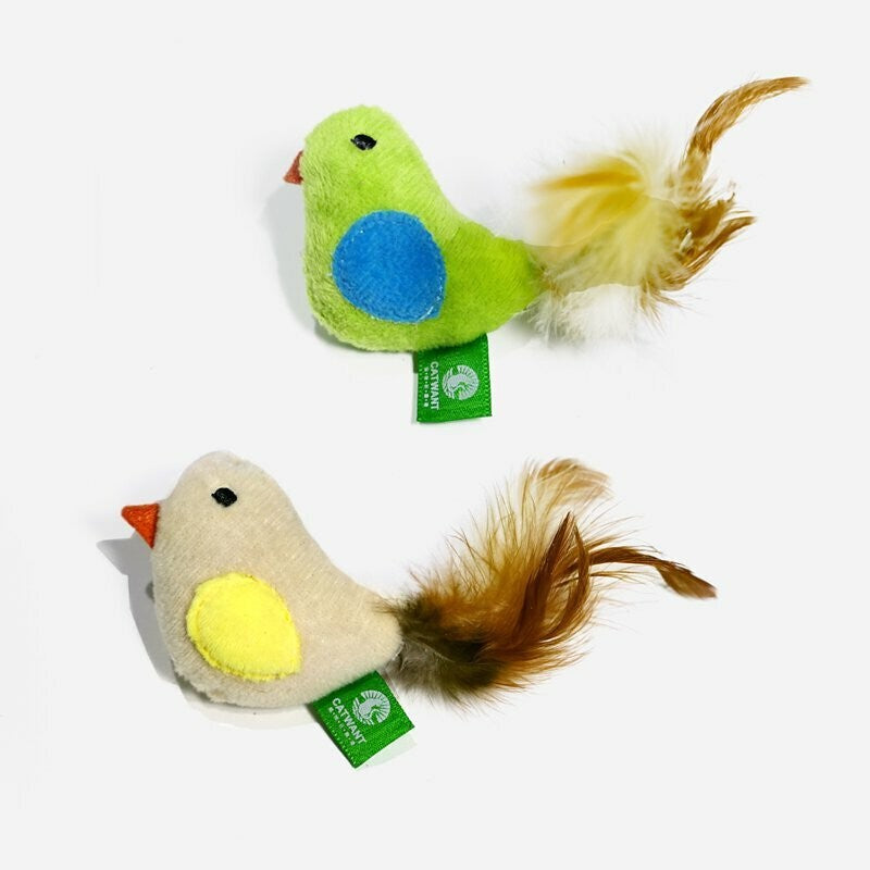 100% Catnip Filled Cat Toys - Little Birdie｜100% 貓薄荷填充貓玩具 小鳥